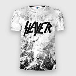 Мужская спорт-футболка Slayer white graphite