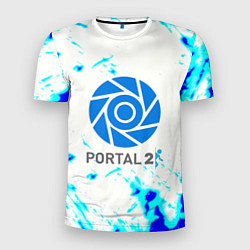 Мужская спорт-футболка Portal краски