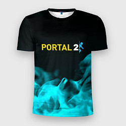 Мужская спорт-футболка Portal fire blue