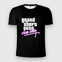 Мужская спорт-футболка GTA vice city logo