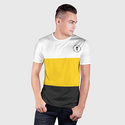 Футболка спортивная мужская За веру царя и святую триединую Русь Крест на узор, цвет: 3D-принт — фото 2