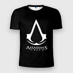 Футболка спортивная мужская Assassins Creed logo game, цвет: 3D-принт