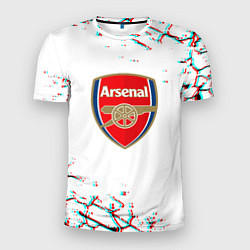 Мужская спорт-футболка Arsenal fc текстура