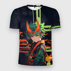 Футболка спортивная мужская Юный Они, цвет: 3D-принт