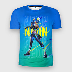 Мужская спорт-футболка Neon Valorant