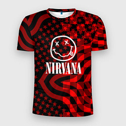 Футболка спортивная мужская Nirvana star pattern, цвет: 3D-принт