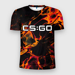Футболка спортивная мужская Counter Strike red lava, цвет: 3D-принт