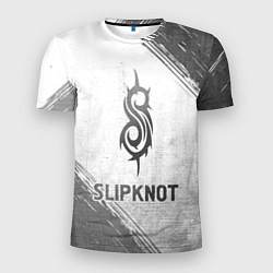 Футболка спортивная мужская Slipknot - white gradient, цвет: 3D-принт