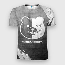 Мужская спорт-футболка Danganronpa - grey gradient