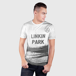 Футболка спортивная мужская Linkin Park - white gradient посередине, цвет: 3D-принт — фото 2