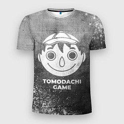 Мужская спорт-футболка Tomodachi Game - grey gradient