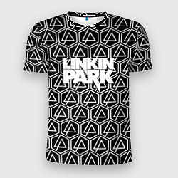 Футболка спортивная мужская Linkin park pattern, цвет: 3D-принт