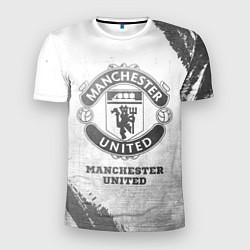 Мужская спорт-футболка Manchester United - white gradient