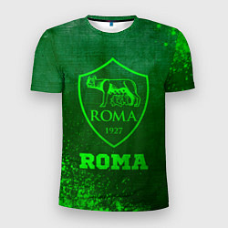 Футболка спортивная мужская Roma - green gradient, цвет: 3D-принт