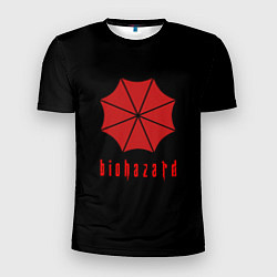 Мужская спорт-футболка Biohazard resident game