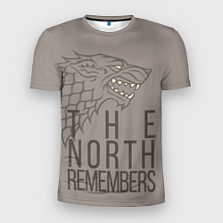 Футболка спортивная мужская The North Remembers game of thrones, цвет: 3D-принт