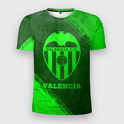 Мужская спорт-футболка Valencia - green gradient