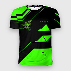 Футболка спортивная мужская Razer geometry game, цвет: 3D-принт