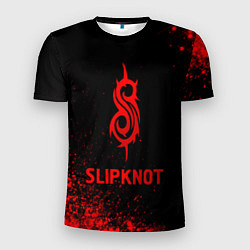 Футболка спортивная мужская Slipknot - red gradient, цвет: 3D-принт