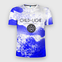 Мужская спорт-футболка Child of Light брызги красок