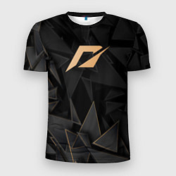 Футболка спортивная мужская Need for Speed golden poly, цвет: 3D-принт