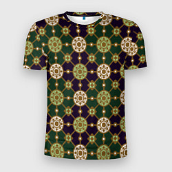 Мужская спорт-футболка Винтажная плитка