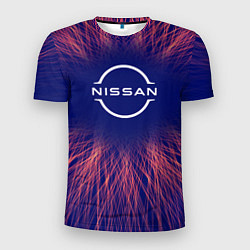 Футболка спортивная мужская Nissan red energy, цвет: 3D-принт