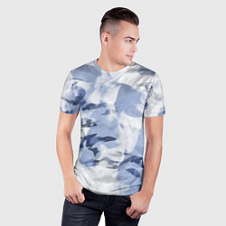 Футболка спортивная мужская Альпийский камуфляж, цвет: 3D-принт — фото 2