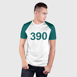 Футболка спортивная мужская Игра в кальмара 390, цвет: 3D-принт — фото 2