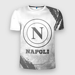 Мужская спорт-футболка Napoli - white gradient