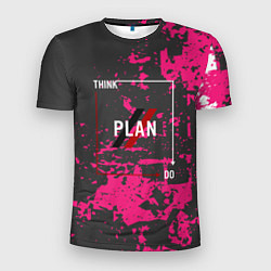 Мужская спорт-футболка Think plan do