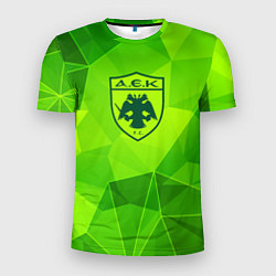 Мужская спорт-футболка AEK Athens green poly
