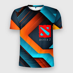 Футболка спортивная мужская Dota 2 абстракция из линий, цвет: 3D-принт