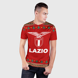 Футболка спортивная мужская Lazio new year, цвет: 3D-принт — фото 2