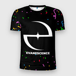 Мужская спорт-футболка Evanescence конфети