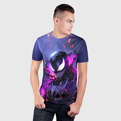 Футболка спортивная мужская Neon Venom - Rain, цвет: 3D-принт — фото 2