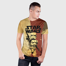 Футболка спортивная мужская Звездные войны - клон, цвет: 3D-принт — фото 2