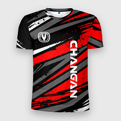 Футболка спортивная мужская Changan - Red sport, цвет: 3D-принт
