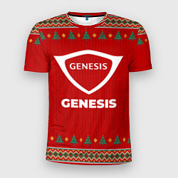 Футболка спортивная мужская Genesis new year, цвет: 3D-принт