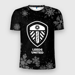 Футболка спортивная мужская Снежный Leeds United, цвет: 3D-принт