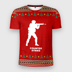 Футболка спортивная мужская Counter Strike new year, цвет: 3D-принт