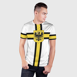 Футболка спортивная мужская Сюрко тевтонского рыцаря, цвет: 3D-принт — фото 2