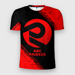 Мужская спорт-футболка ARC Raiders - red gradient