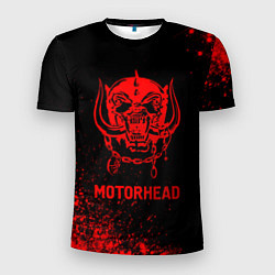 Мужская спорт-футболка Motorhead - red gradient