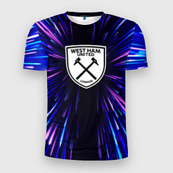 Футболка спортивная мужская West Ham neon energy, цвет: 3D-принт