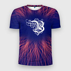 Футболка спортивная мужская Burzum red energy, цвет: 3D-принт