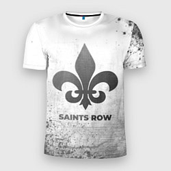 Мужская спорт-футболка Saints Row - white gradient