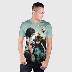Футболка спортивная мужская Mileena & Kotal Kahn - Mortal Kombat, цвет: 3D-принт — фото 2