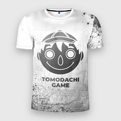 Мужская спорт-футболка Tomodachi Game - white gradient