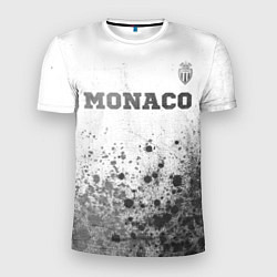 Мужская спорт-футболка Monaco - white gradient посередине